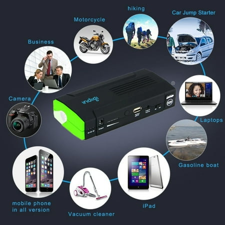 12800mAh Multi-Function Power Bank For iPhone iPad Laptop Camera Car Jump Start 